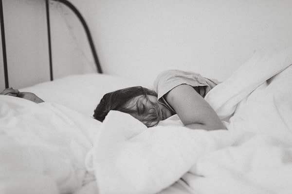 sleeping woman