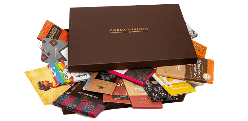 Cocoa Runners hamper filled with chocolate