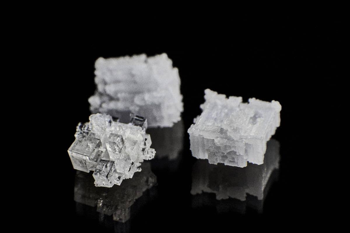 crystals of salt