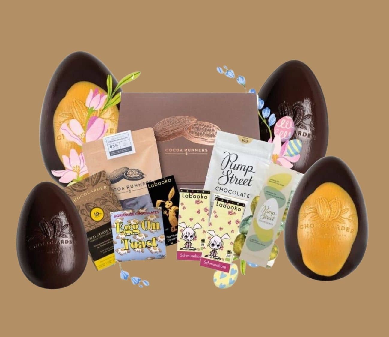 A selection of Easter craft chocolate products