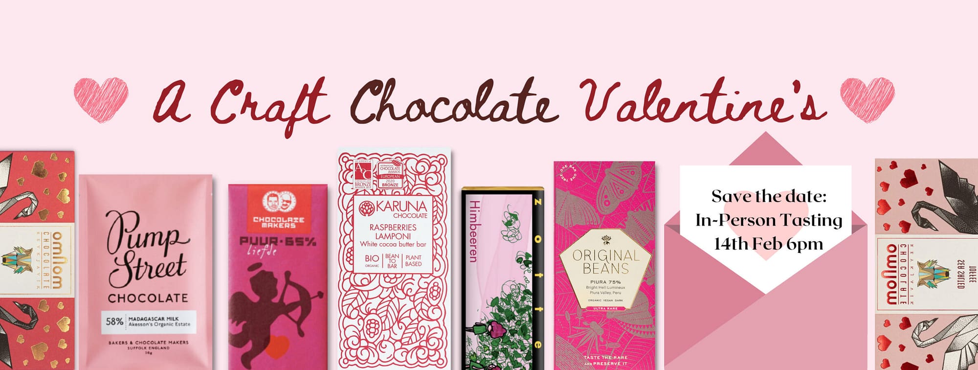 valentine's day bars banner