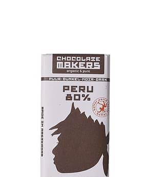 chocolate makers peru 80 packaging front