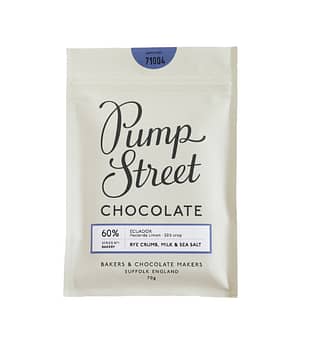 Pump Street Chocolate Rye Crumb & milk