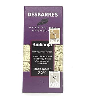 DesBarres - Ambanja, Madagascar 72% Dark Bar