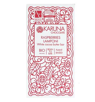 Karuna - White Chocolate with Raspberries
