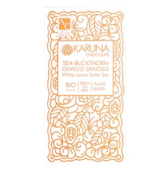 Karuna - Vegan White Chocolate with Sea Buckthorn