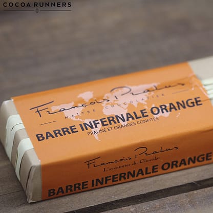 Barre Infernale Orange Praline Chocolate Bar