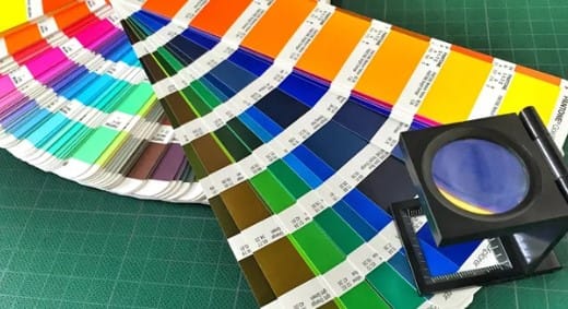 pantone colour cards
