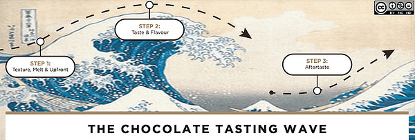 chocolate tasting wave