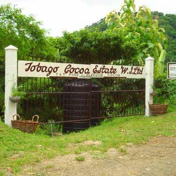 tobago cocoa estate sign