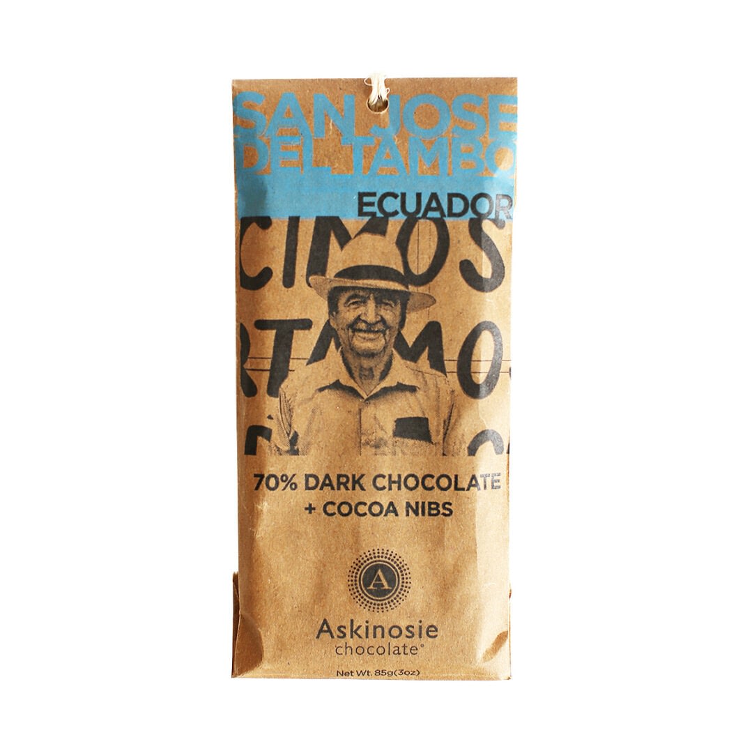 Askinosie - San Jose Del Tambo 70% with Cocoa Nibs