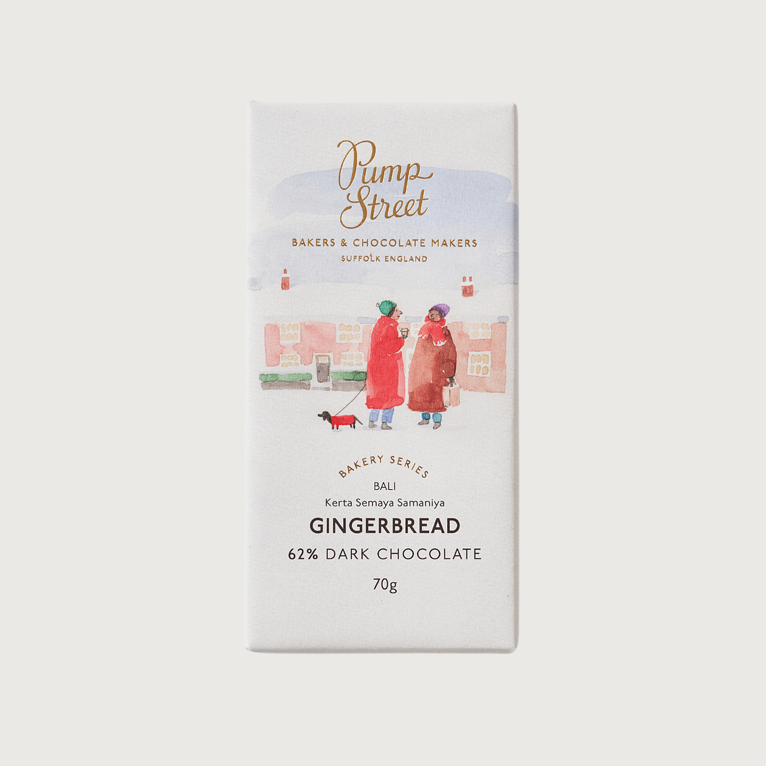 Pump Street Chocolate - Gingerbread, Dark 62%