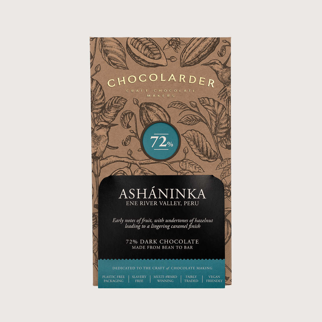 Chocolarder - Asháninka, Peru, Dark 72%