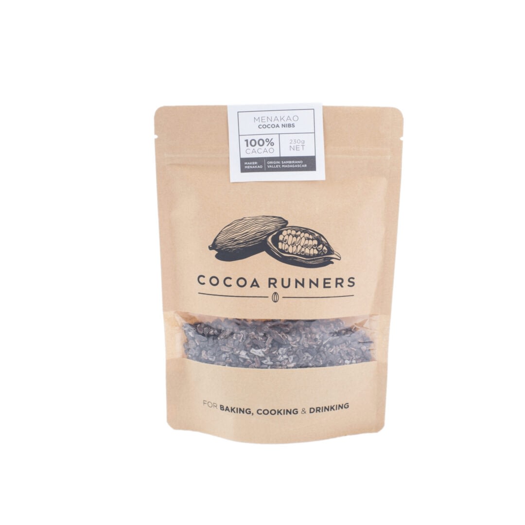 Cocoa Runners Madagascan Roasted Cocoa Nibs - 230g bag