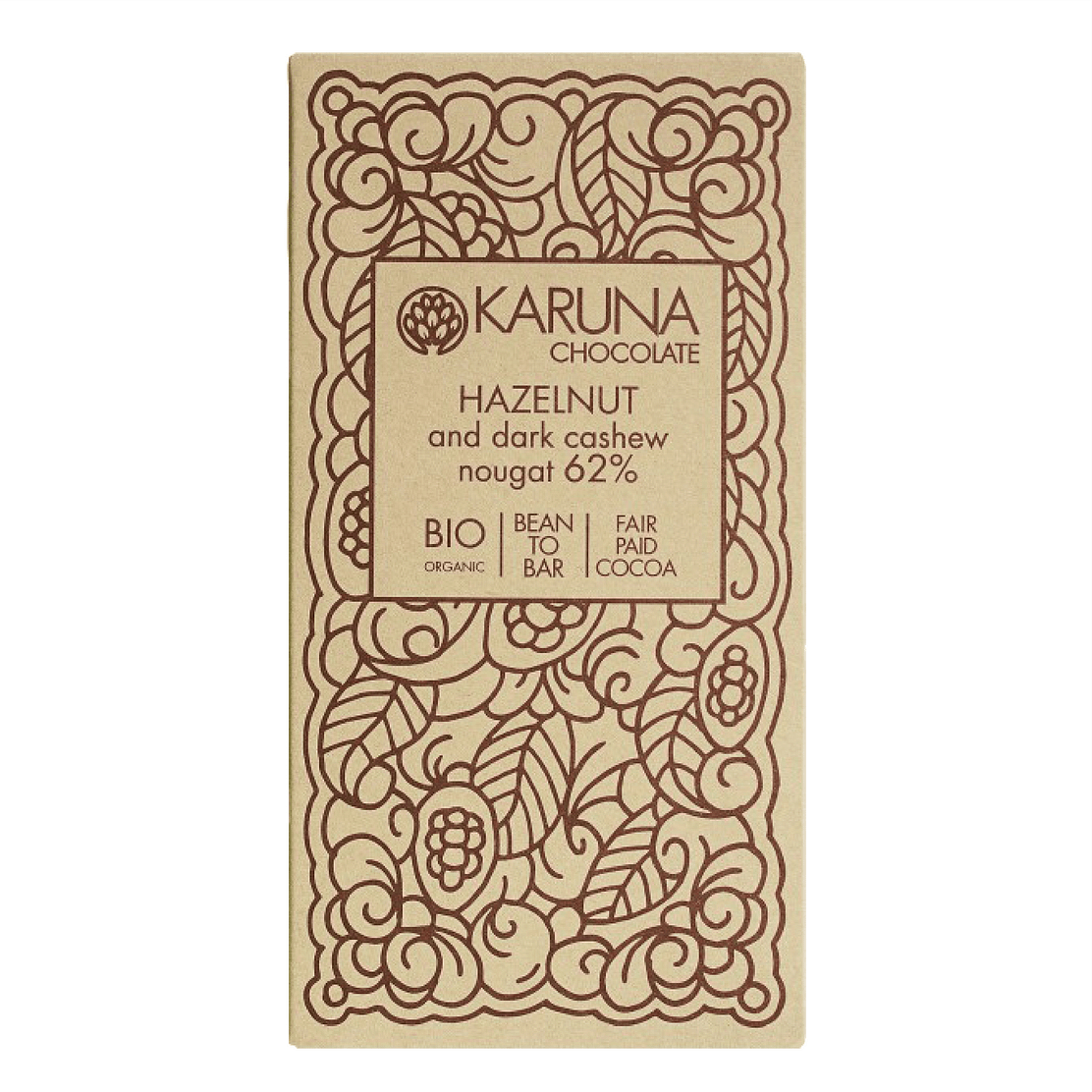 Karuna - Mexico, Cashew Nougat and Hazelnut 62%
