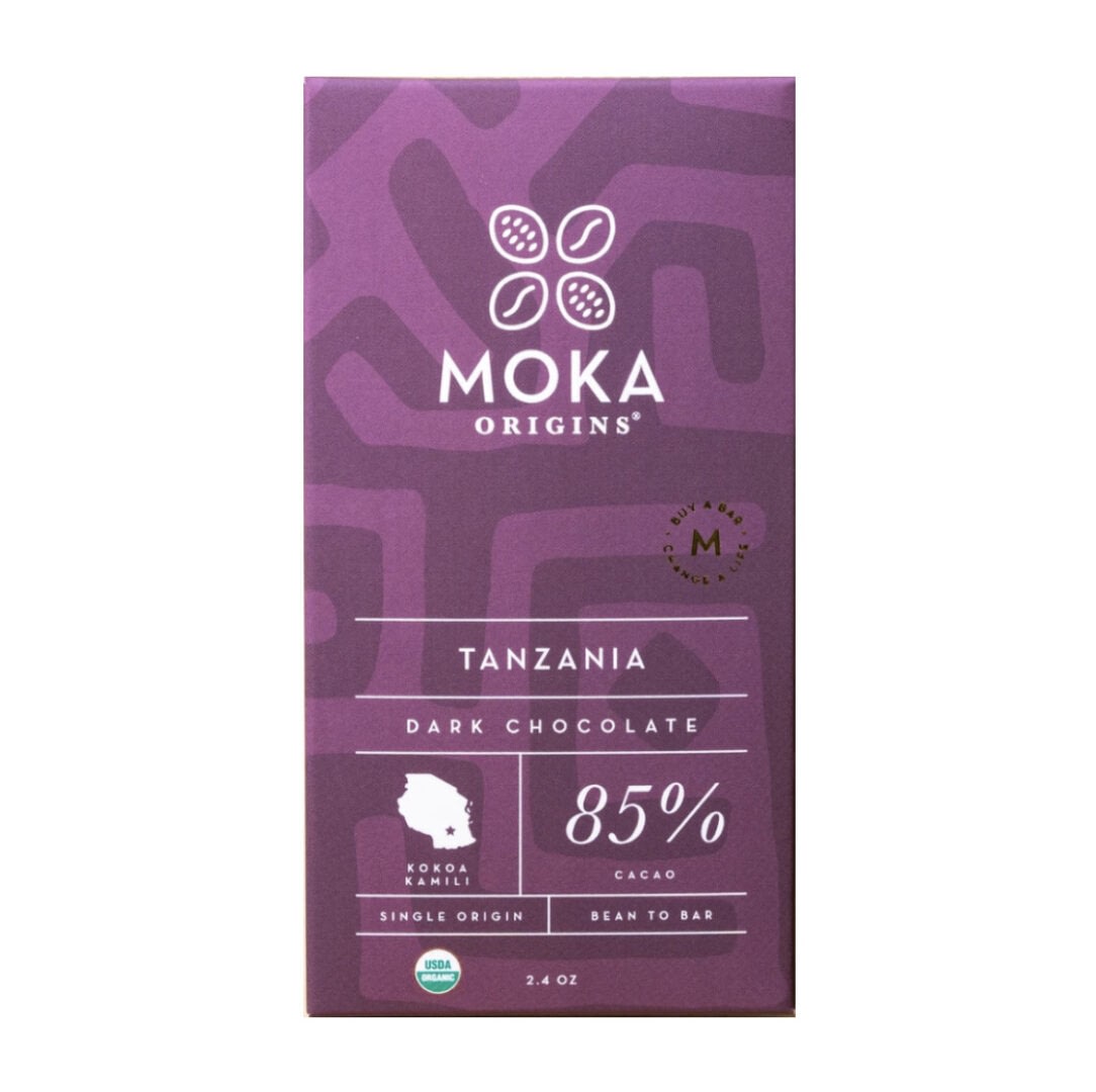 Moka -  Kokoa Kamili, Tanzania, Dark 85%