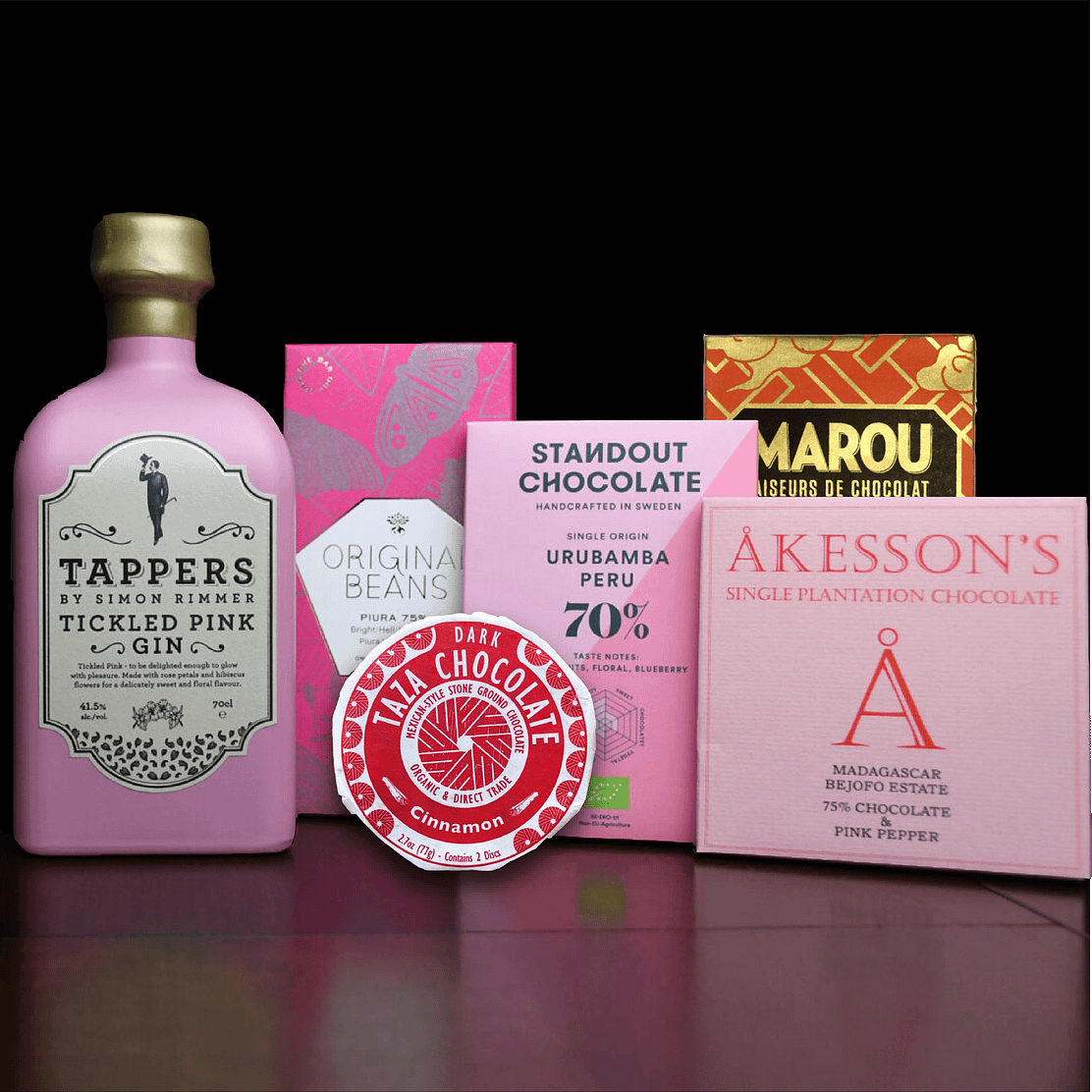 Mothers Day Tickled Pink Gin by Simon Rimmer Gift Box
