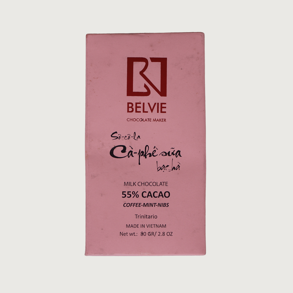 Belvie - Coffee, Mint, and Nibs, Vietnam, Dark Milk 55%