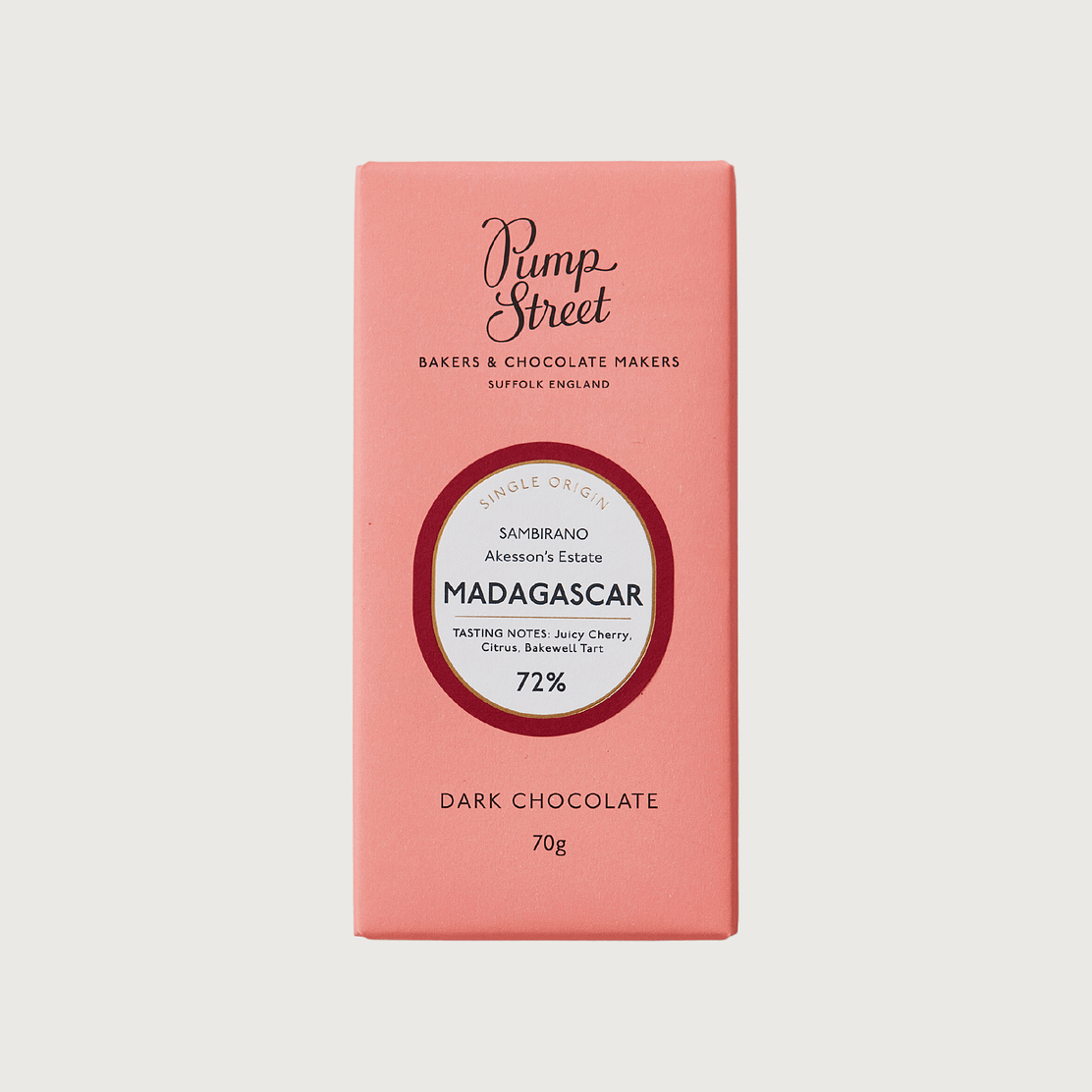 Pump Street Chocolate - Madagascar 72% Dark