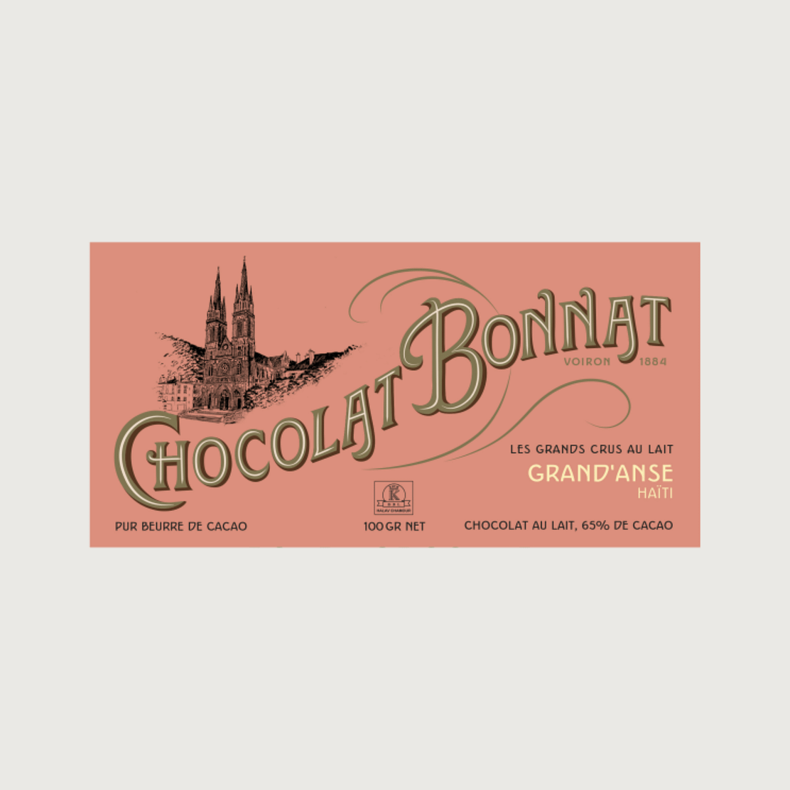 Bonnat - Grand'Anse, Haiti, Dark Milk 65%