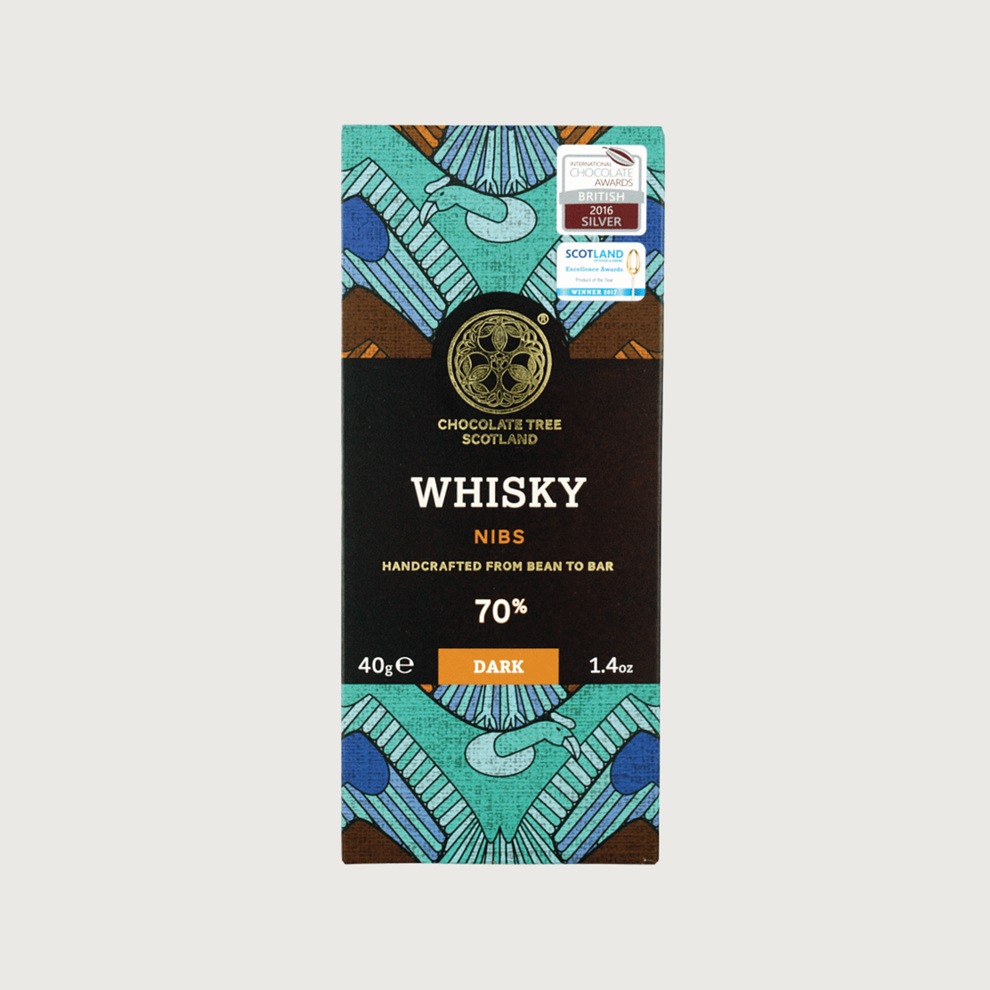 Chocolate Tree - Whisky Nibs, Dark 70% (40g)