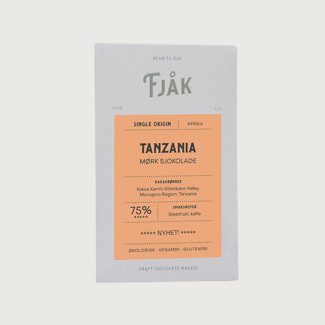 Fjak - Kokoa Kamili, Tanzania, Dark 75%