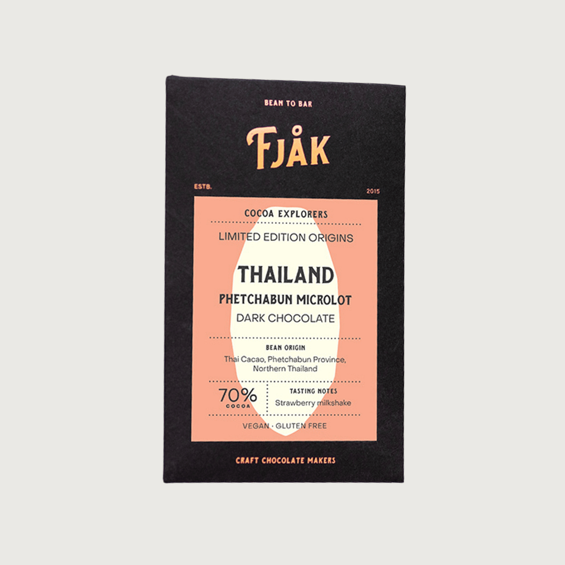 Fjak - Phetchabun, Thailand, Dark 70% Microlot