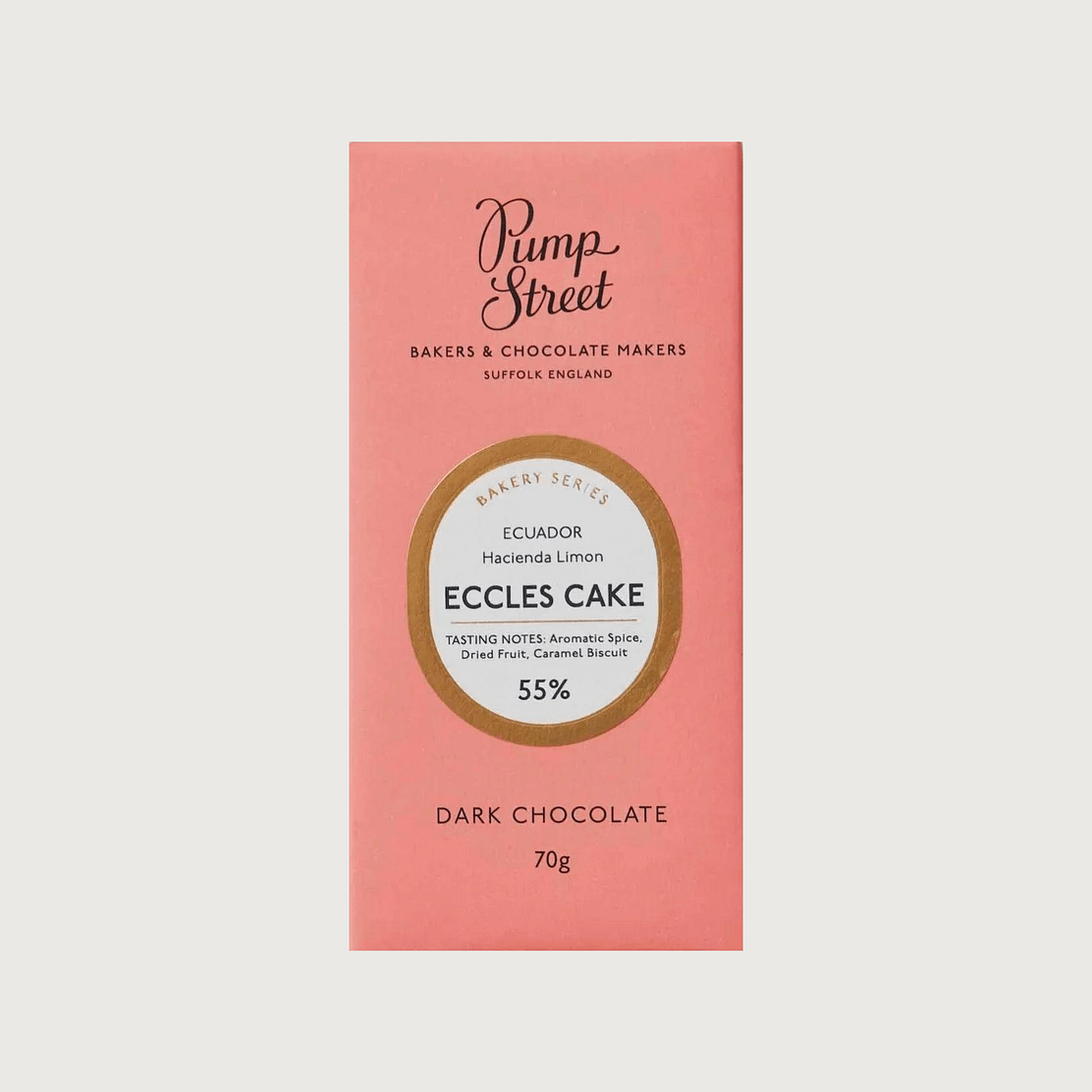 Pump Street Chocolate - Eccles Cake, Milk 55%