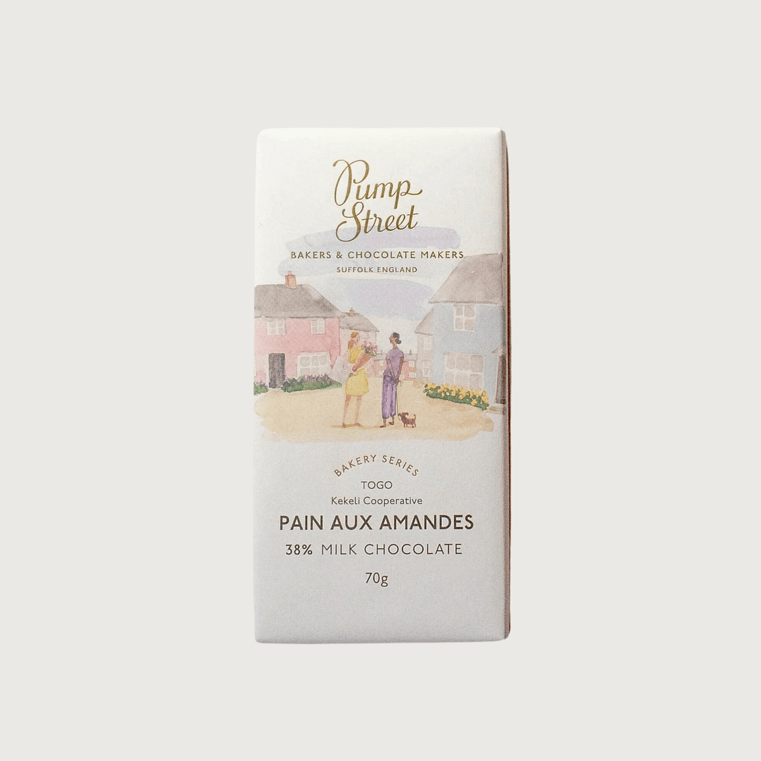 Pump Street Chocolate - Pain Aux Amandes, Togo, Milk 38%