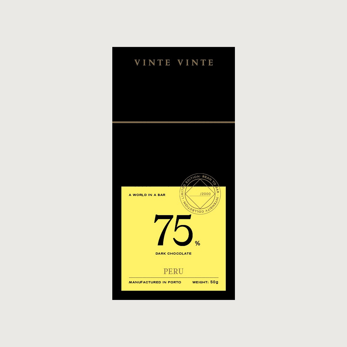 Vinte Vinte - Marañon, Peru, Dark 75% (Limited Edition)