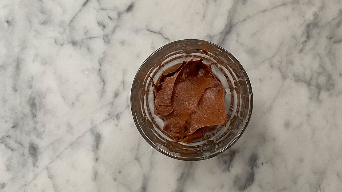 Three Ingredient Dark Chocolate & Coffee Mousse