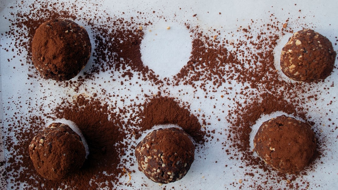 Spiced Chocolate Protein Balls