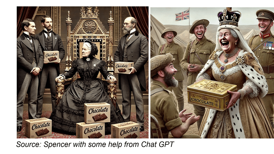 Why do we gift chocolate at Christmas?