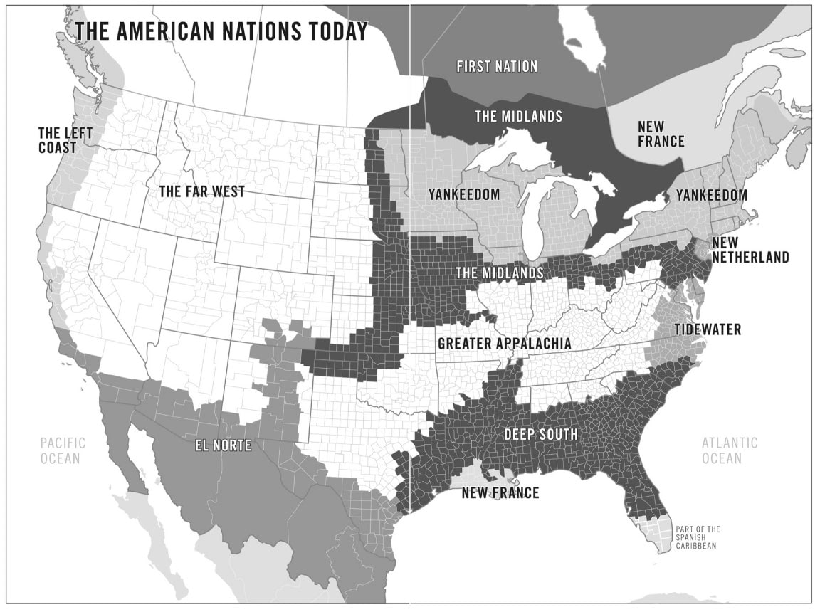the 11 nations of America