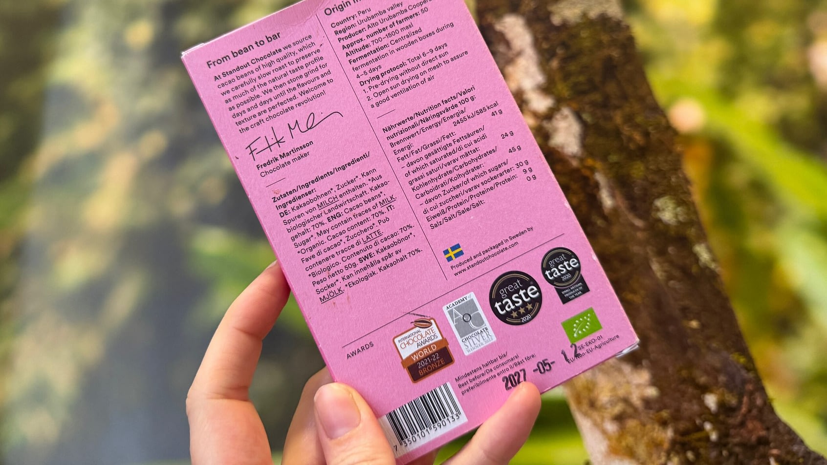 Transparency in chocolate – and seeing things differently