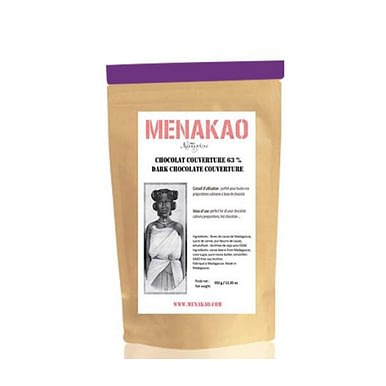 Menakao - Dark Chocolate 63% Couverture 5kg