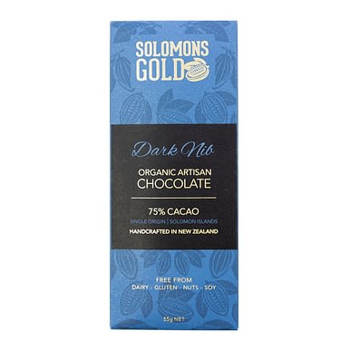 Solomons Gold - 75% Dark with Nibs