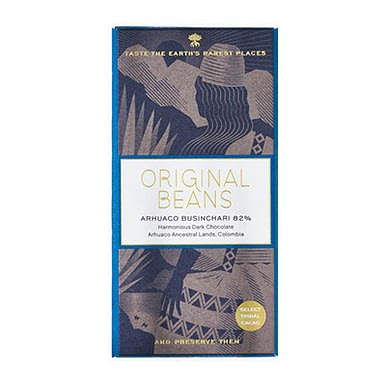 Original Beans - Colombia Arhuaco Businchari Dark 82% (Carton of 13)
