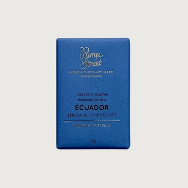 Pump Street Chocolate - Ecuador, Dark 85% (20g Taster Bar)