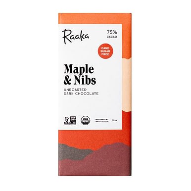 Raaka - Uganda, Dark 75% with Maple Sugar and Cocoa Nibs