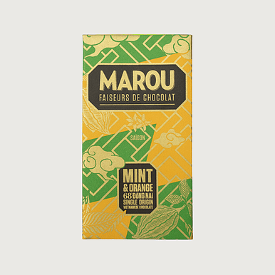 Marou - Dong Nai, Mint & Orange, Dark 68%