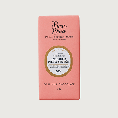 Pump Street Chocolate - Rye Crumb & Sea Salt Milk 60%