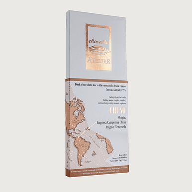 ChocoMe - Chuao, Venezuela, Dark 72% with Nibs