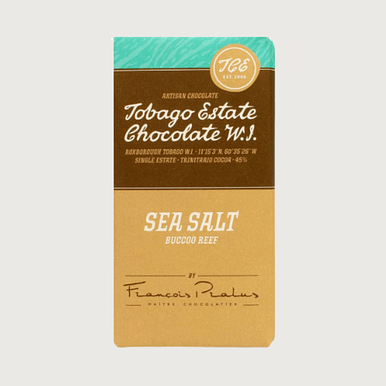 Tobago Estate Chocolate - Sea Salt, Buccoo Reef, Milk 45%