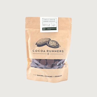 Cocoa Runners – Esmeraldas, Ecuador Milk 42%, Drinking Chocolate 230g