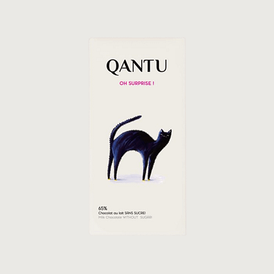 Qantu - Oh Surprise! Milk, 65% (Sugar Free)