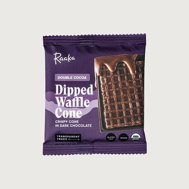 Raaka - Double Cocoa Dipped Waffle