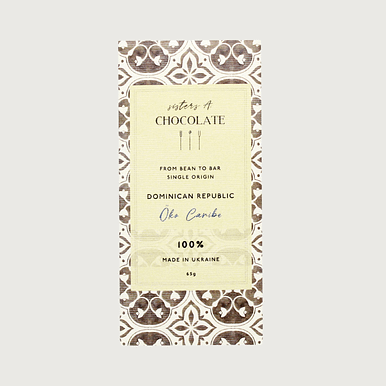 Sisters A. Chocolate - Öko Caribe, Dominican Republic, 100%