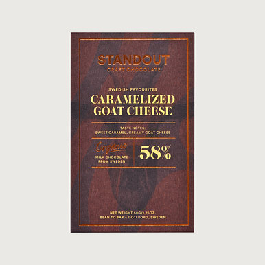 Standout - Öko Caribe, Dominican Republic, Getmuse Caramelised Goat Cheese 58%