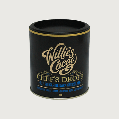 Willie's Cacao - 72%, Rio Caribe, Venezuela 150g Chef Drops